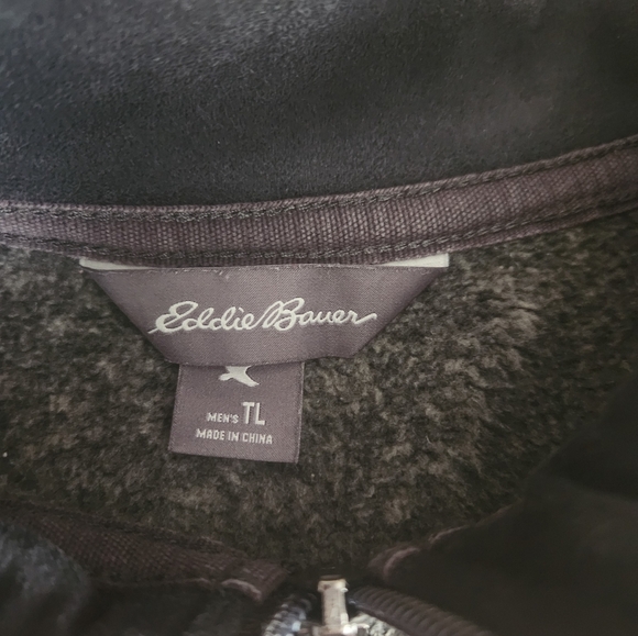 Eddie Bauer Grey TL Zip Up - Picture 3 of 6
